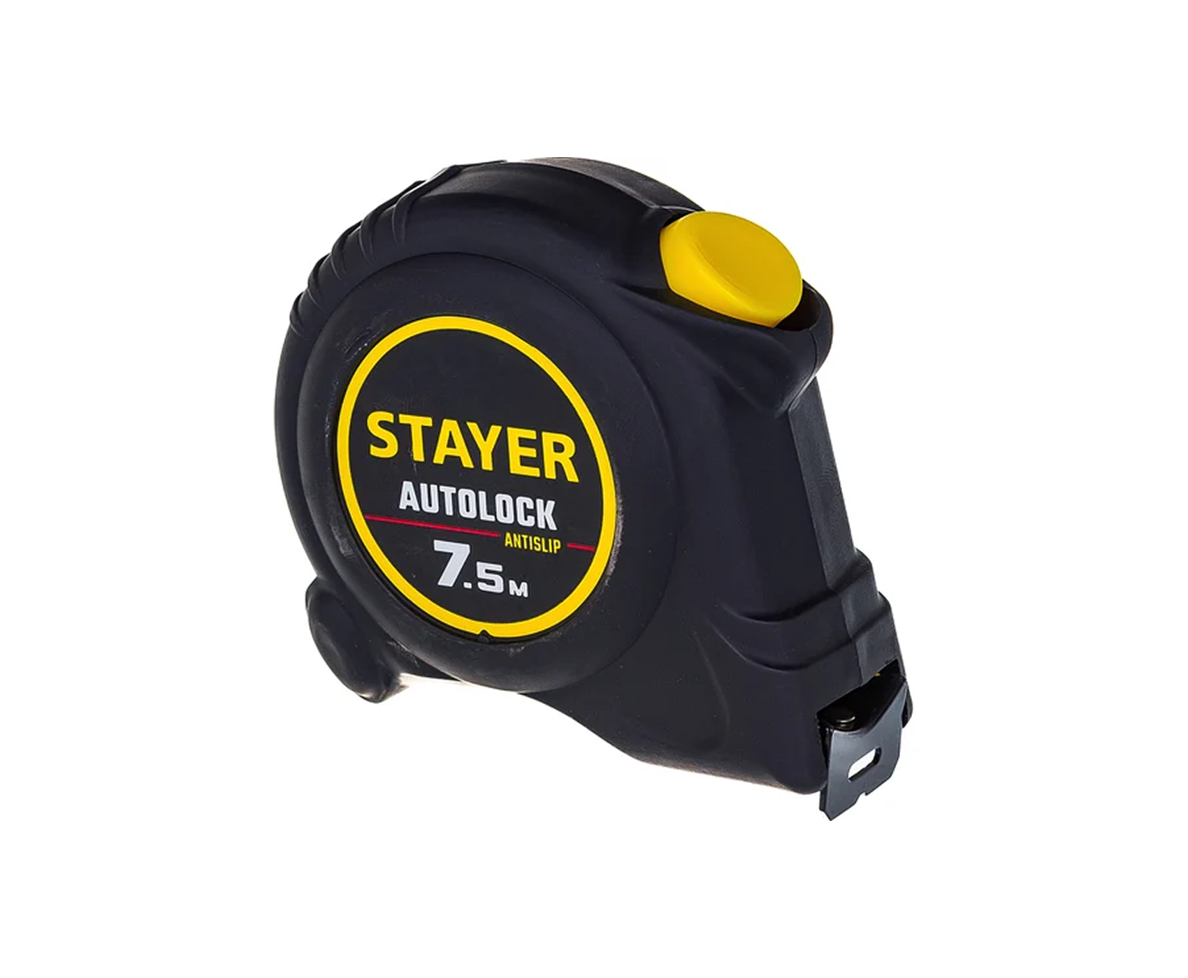 Рулетка STAYER  Autolock обрезиненный корпус 7,5мх25мм