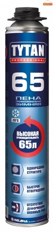 Пена монтажная Титан Professional 65 ПРОФИ  750 мл 21079