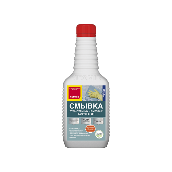 П Неомид Смывка цементного налета 0,5 л готовый