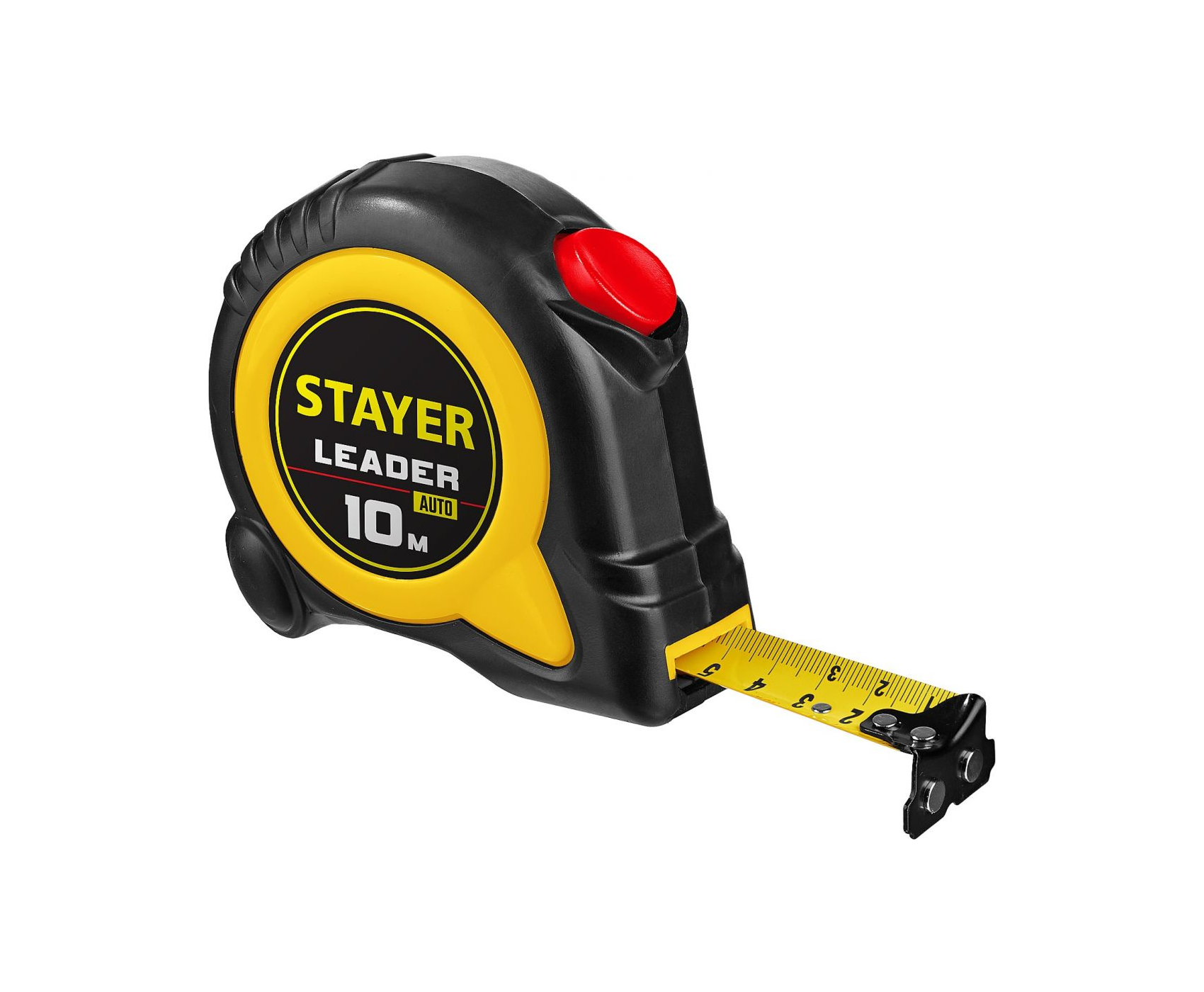 Рулетка STAYER Leader 10м х 25мм, с автостопом
