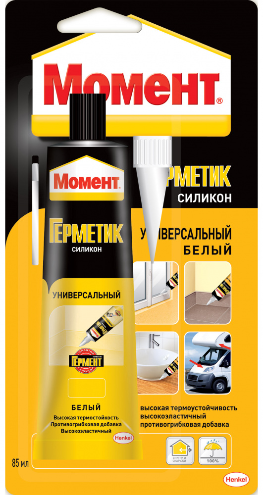 Герметик ХЕНКЕЛЬ Силик.Универ.белый (85мл) 606036