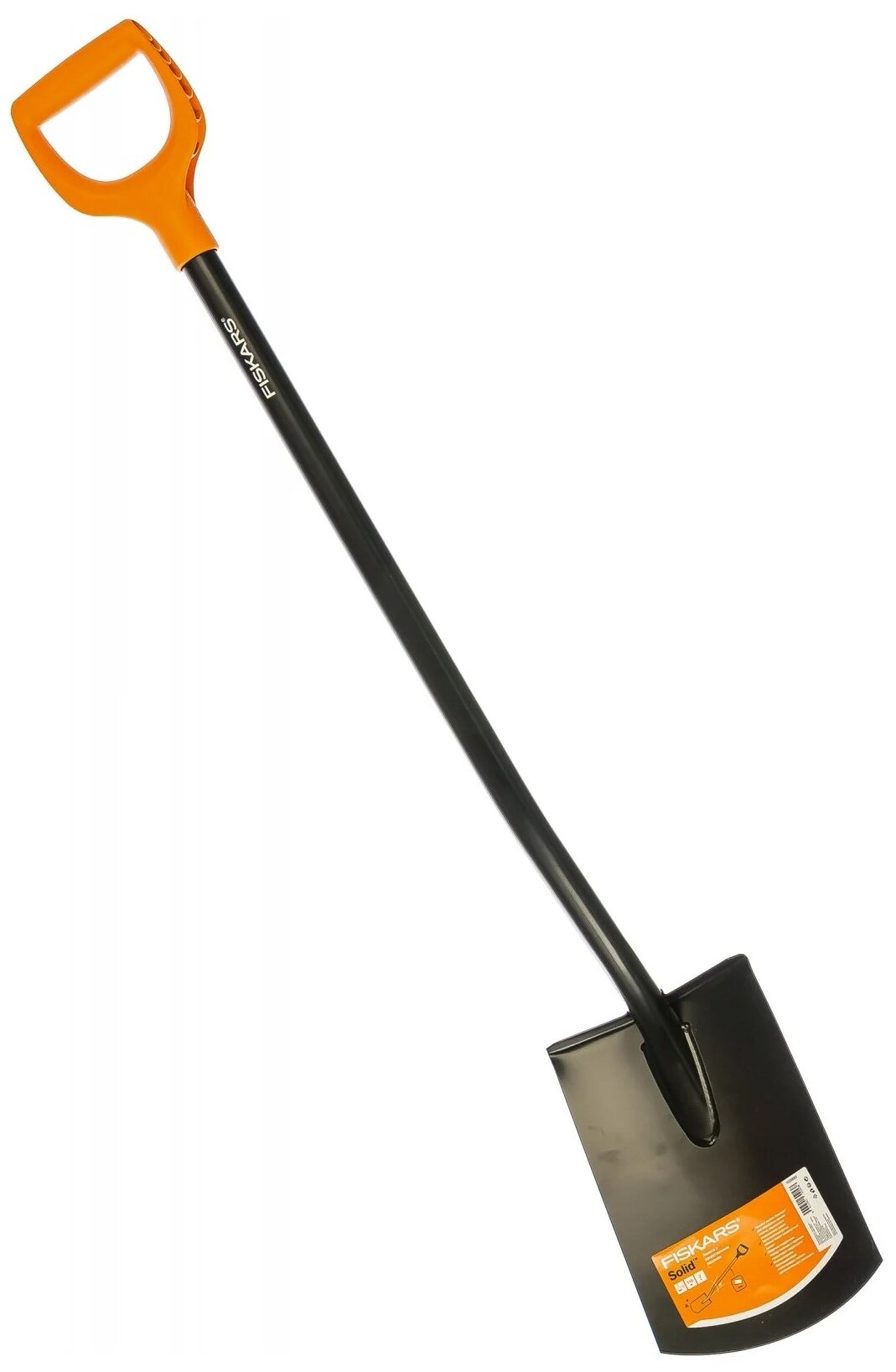 Лопата с закругл. лезвием FISKARS Solid (131403/1026683)