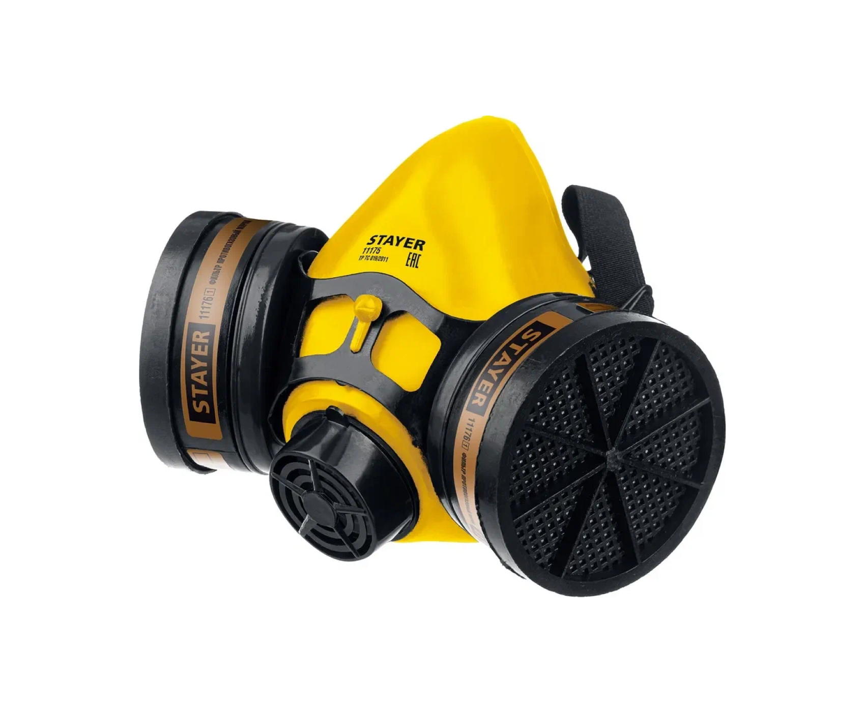 Респиратор STAYER HF-6000, два фильтра А1 в комплекте