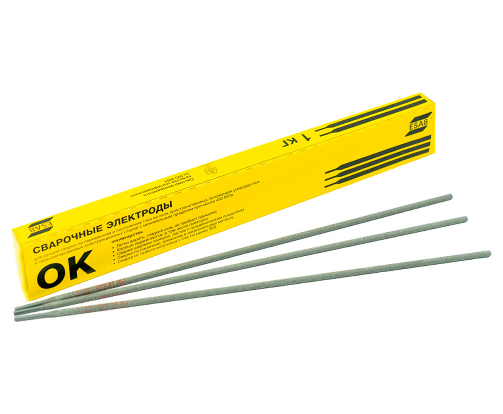 Электроды ОК 46.00Р d 3.0х350мм ESAB (1 кг )