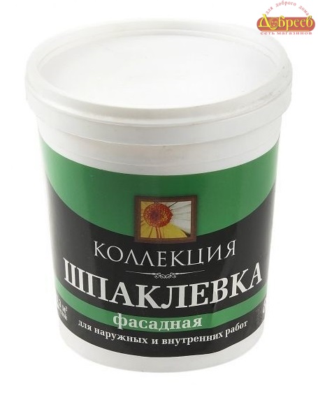 Шпаклевка КОЛЛЕКЦИЯ фасадная 0,8кг 
