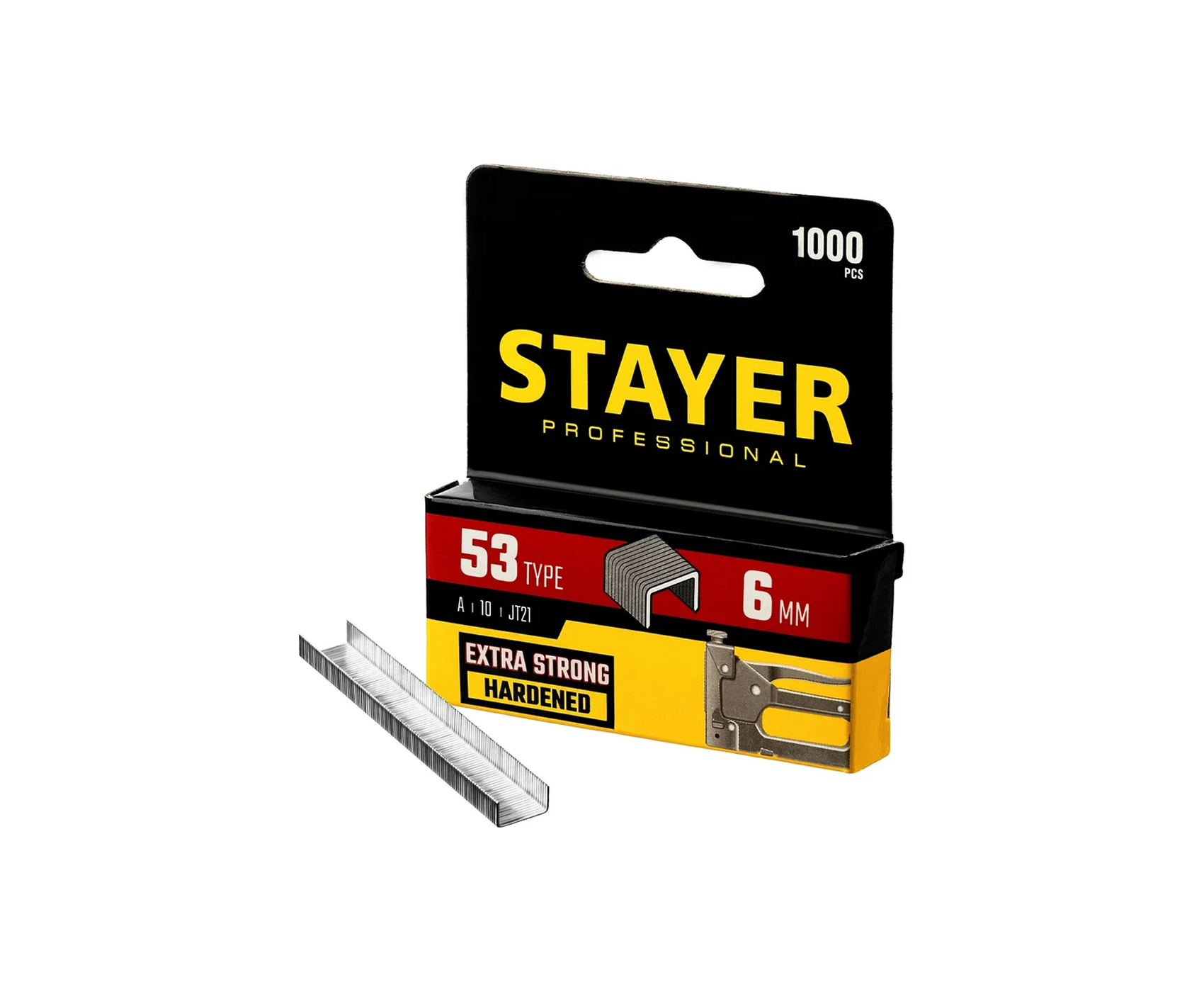 Скобы STAYER "STANDARD" тип 53   6мм 1000шт