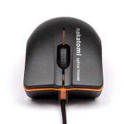 Мышь MON-03U BLACK Nakatomi Navigator Optical - 3 кнопки + ролик прокрутки, USB