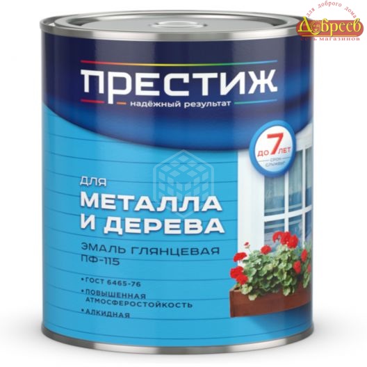 Эмаль ПРЕСТИЖ ПФ-115 слоновая кость 1,9кг/6