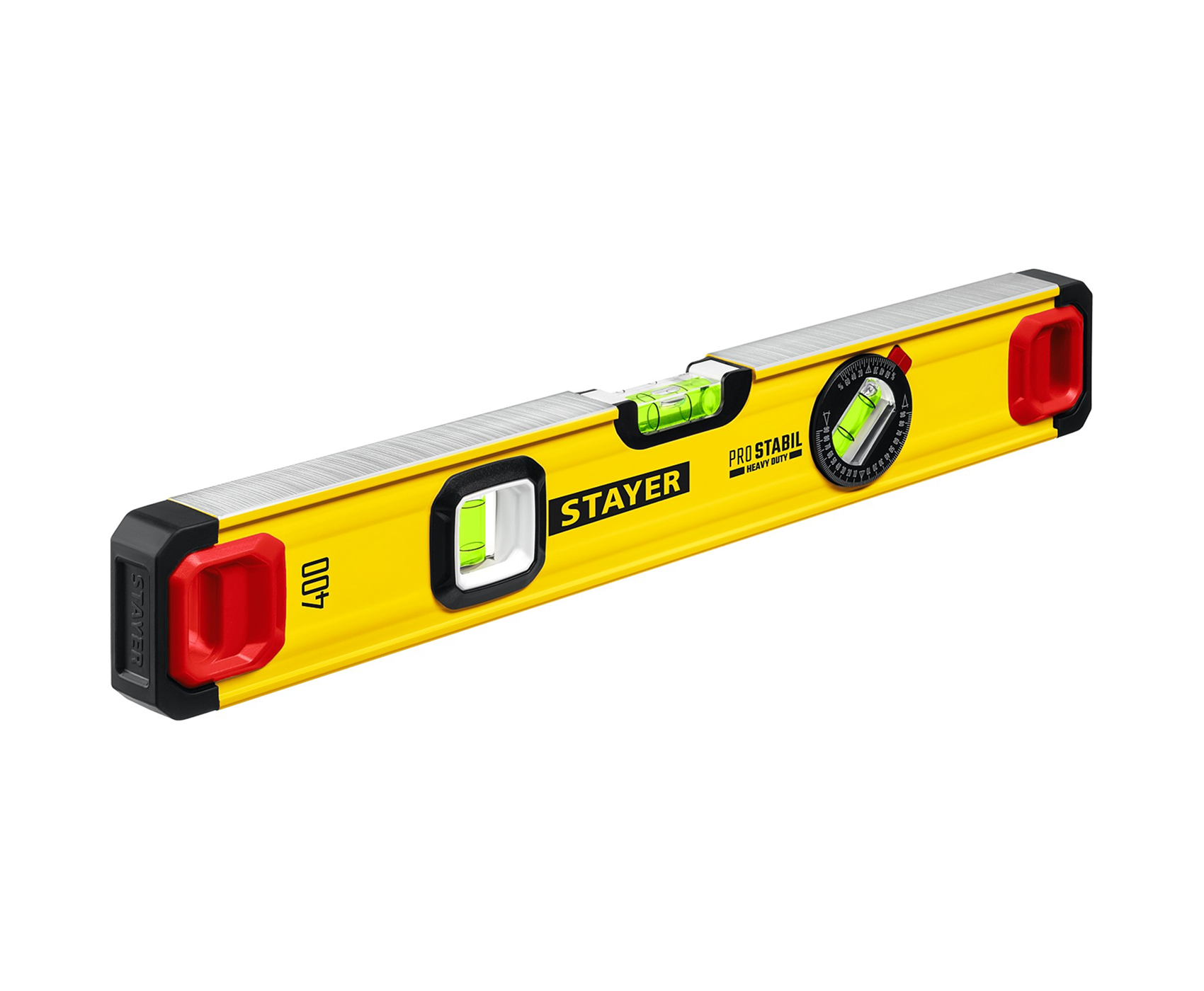 STAYER  PRO STABIL, 400 мм, усиленный профиль, магнитный уровень с поворотным глазком, Professional 
