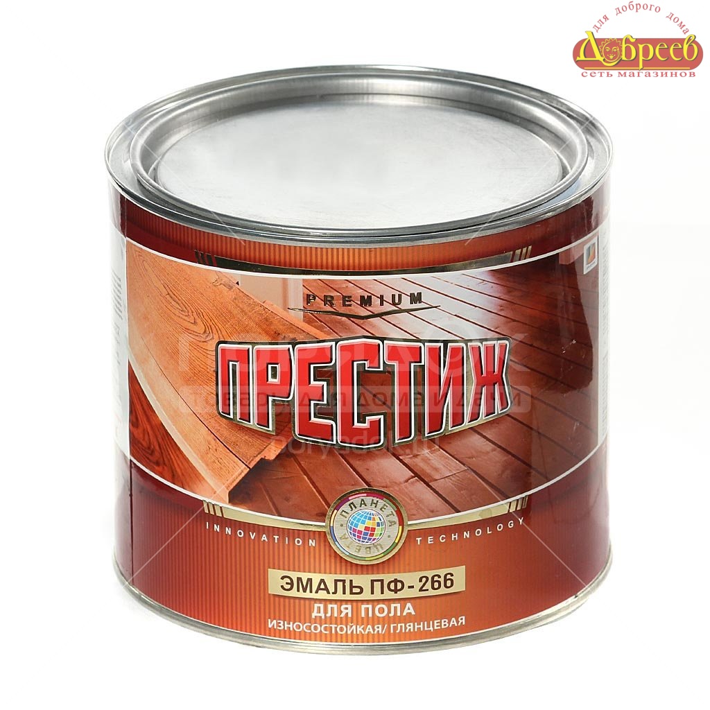 Эмаль ПРЕСТИЖ ПФ-266 желто-кор 1,9кг/6
