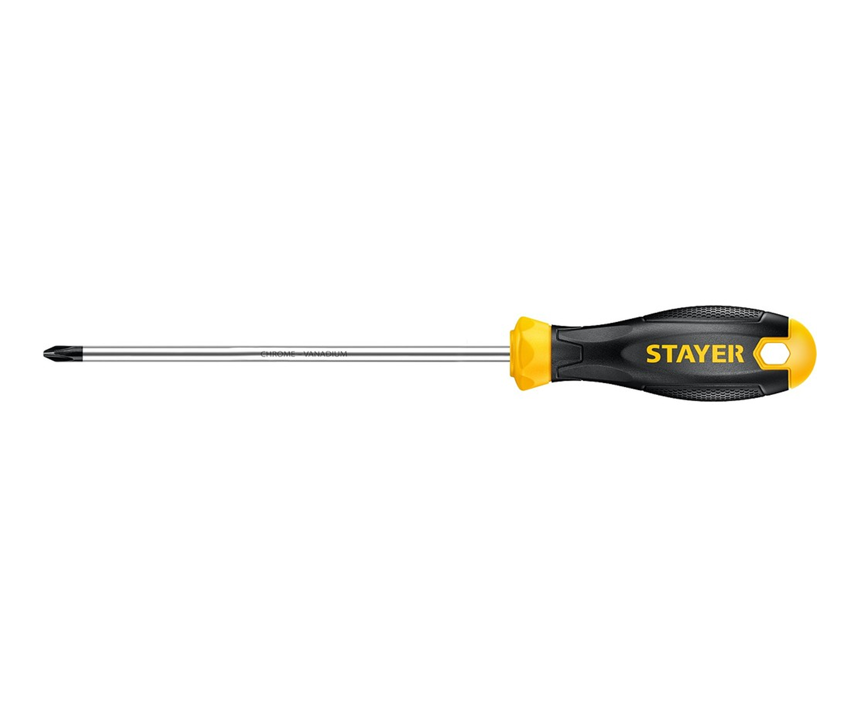 Отвертка STAYER двухкомпонентная рукоятка,магнитный наконечник PH1х150 мм