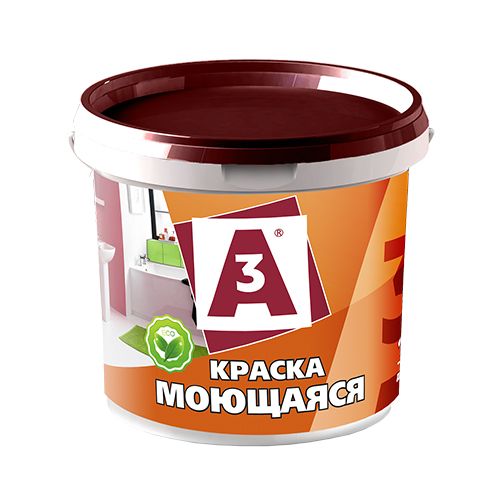 Краска ВД А3, моющаяся ведро 3кг