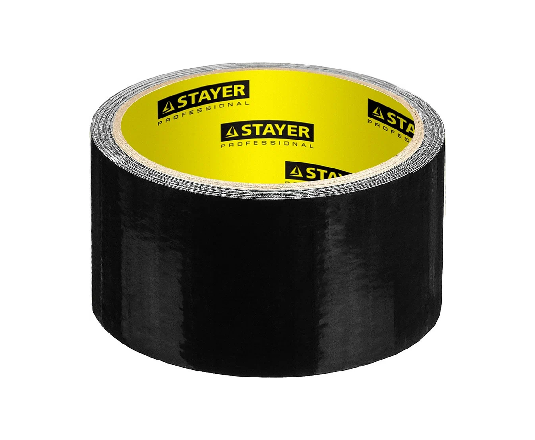 Лента армирован STAYER Professional, универсальная, влагостойкая, черная 48мм х 10м