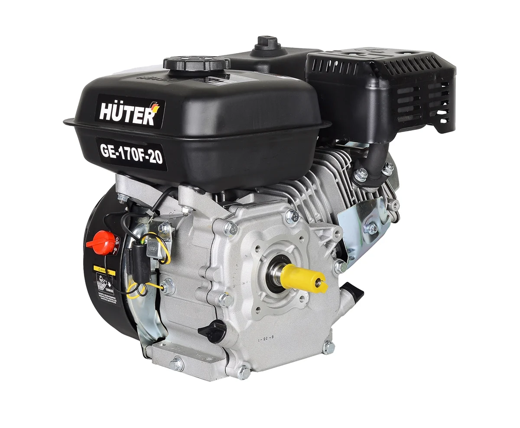 Двигатель бензиновый GE-170F-20 HUTER