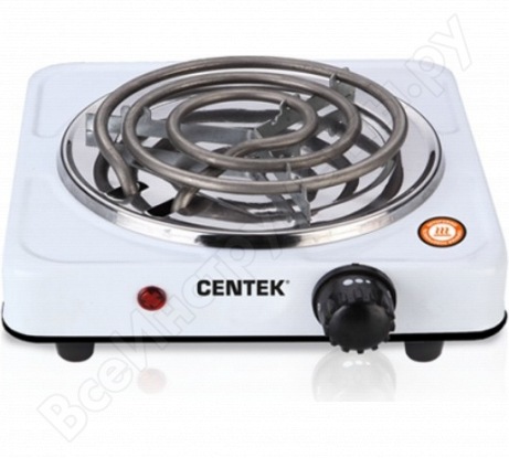 Электроплитка CENTEK CT-1508 белый 1 спираль