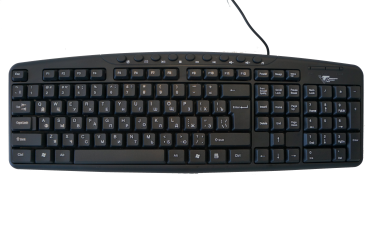 Клавиатура IVT SW-М615(612), 104 кн+9 мультимедиа кн., USB, черный
