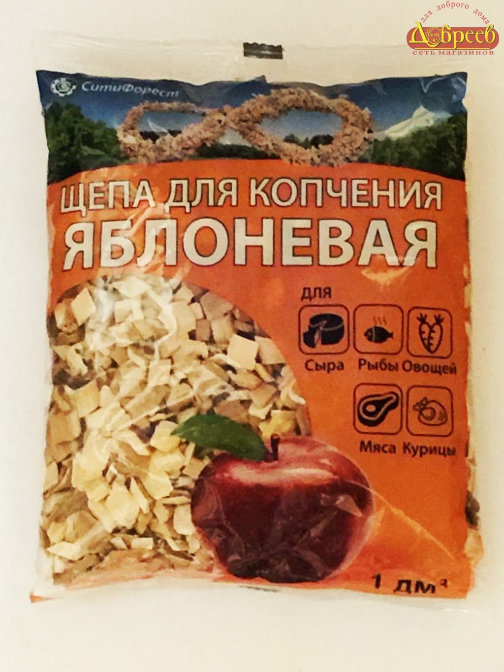 Щепа яблоневая фасованная 300 г