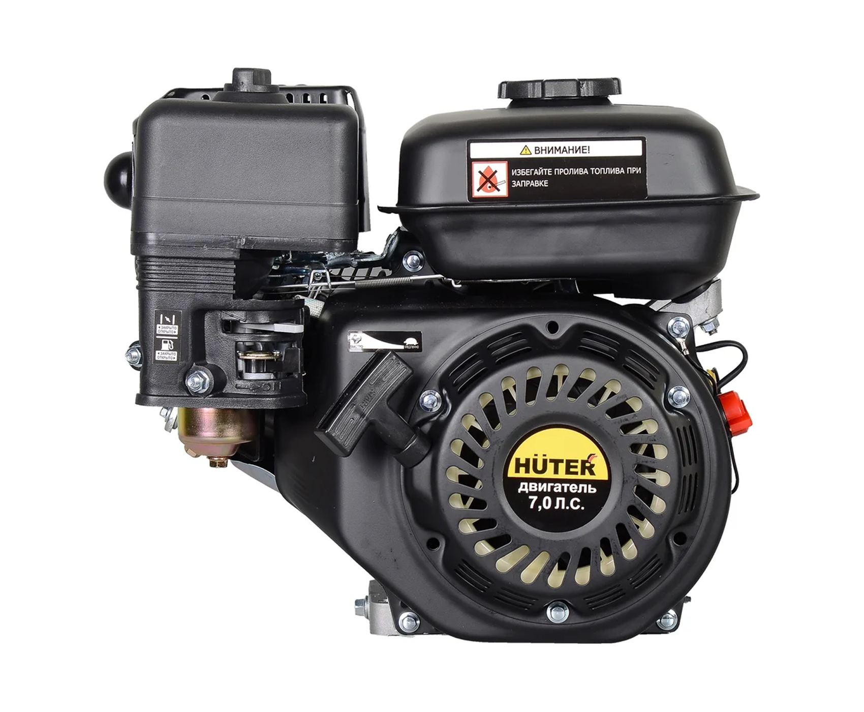 Двигатель бензиновый GE-170F-20 HUTER