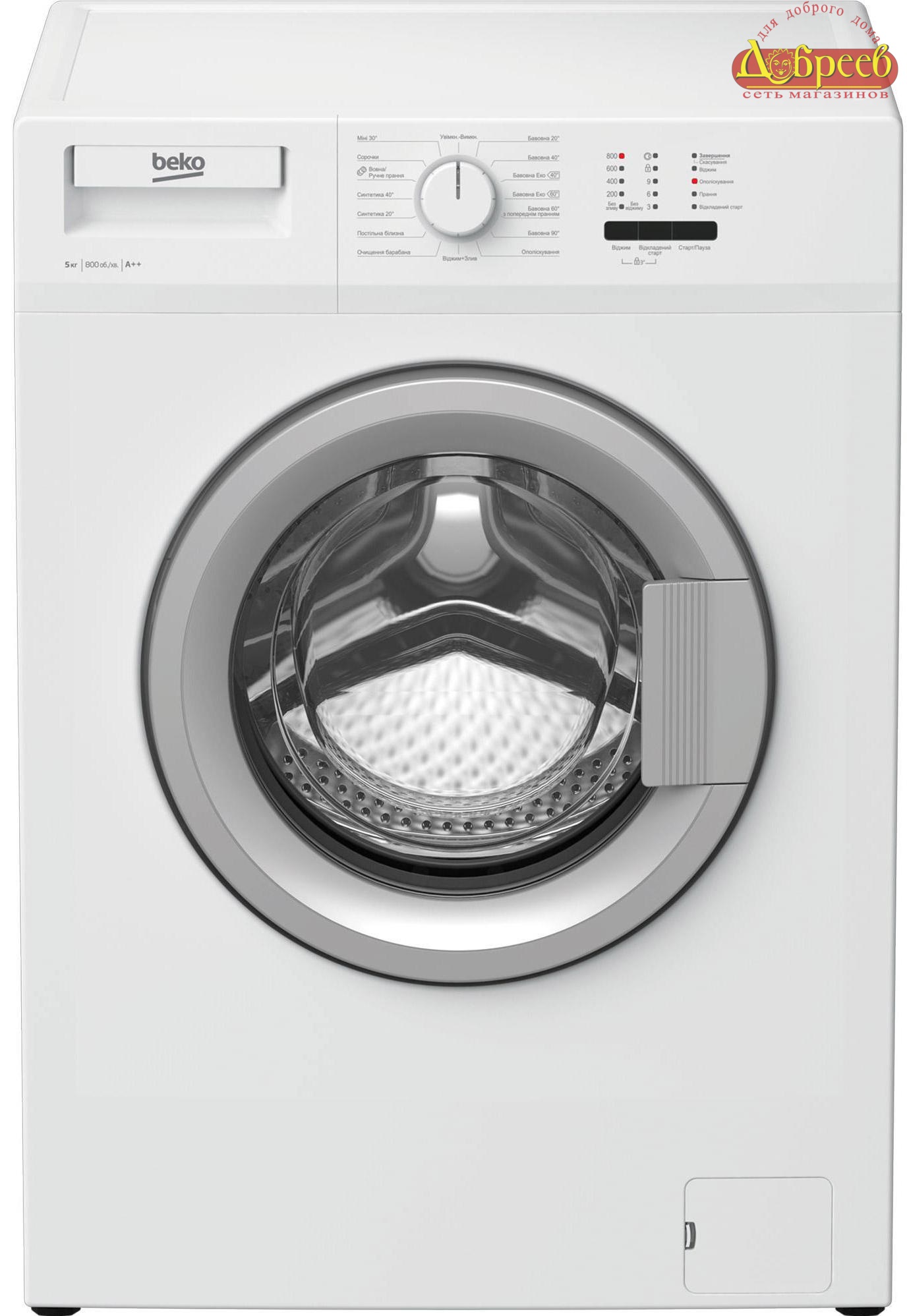 Стиральная машина BEKO WRS 54P1 BSW