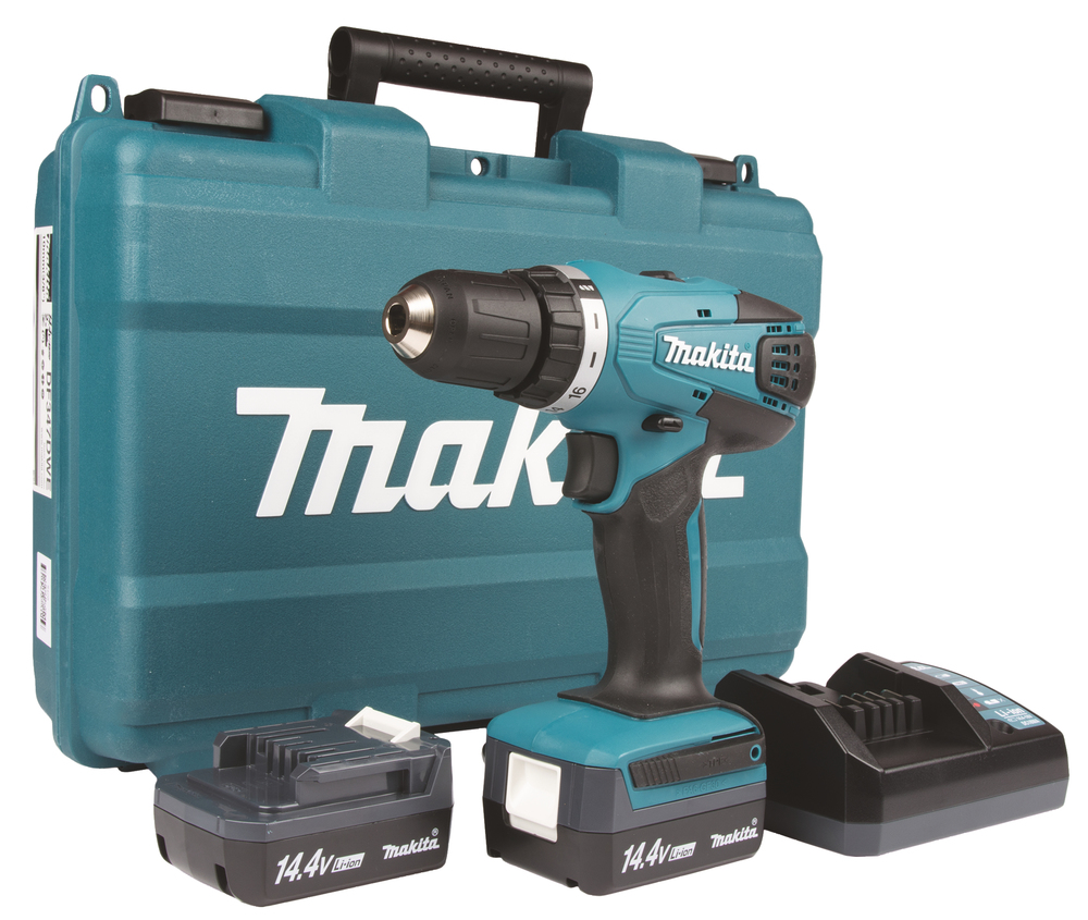 Дрель-шуруповерт Makita DF 347 DWE  G14,4 В 1,5Ач
