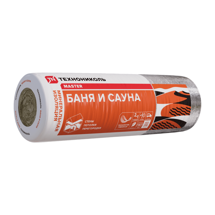 Утеплитель минераловатный 40 RAIU Баня и сауна 12500*1200*50 ( 15м2)