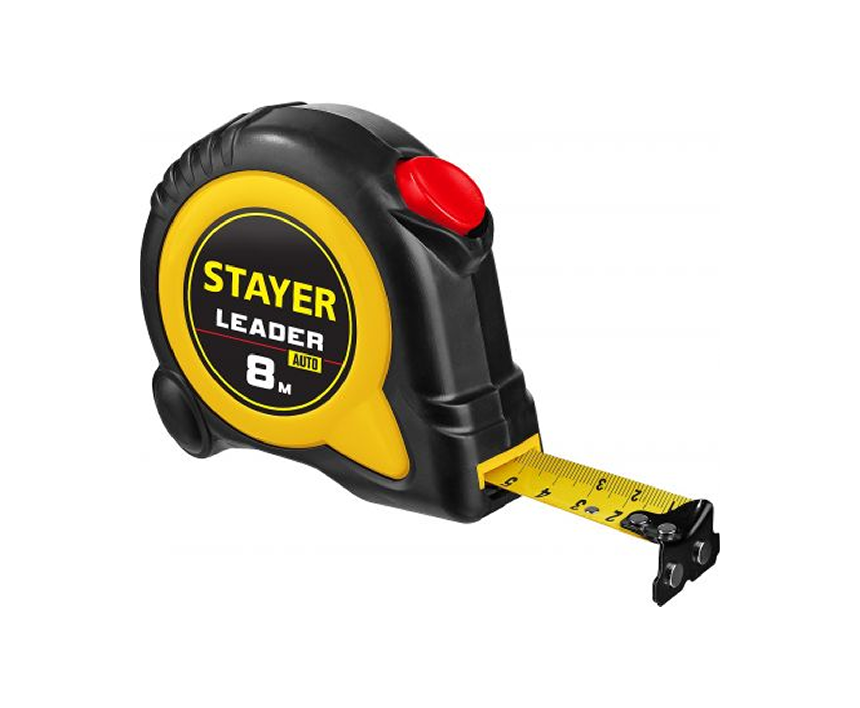 Рулетка STAYER Leader 8м х 25мм, с автостопом