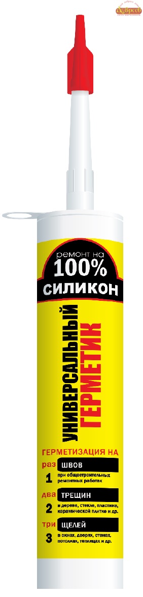 Герметик РЕМОНТ на 100 % силик. универс. бесцветный 260мл/12  07455