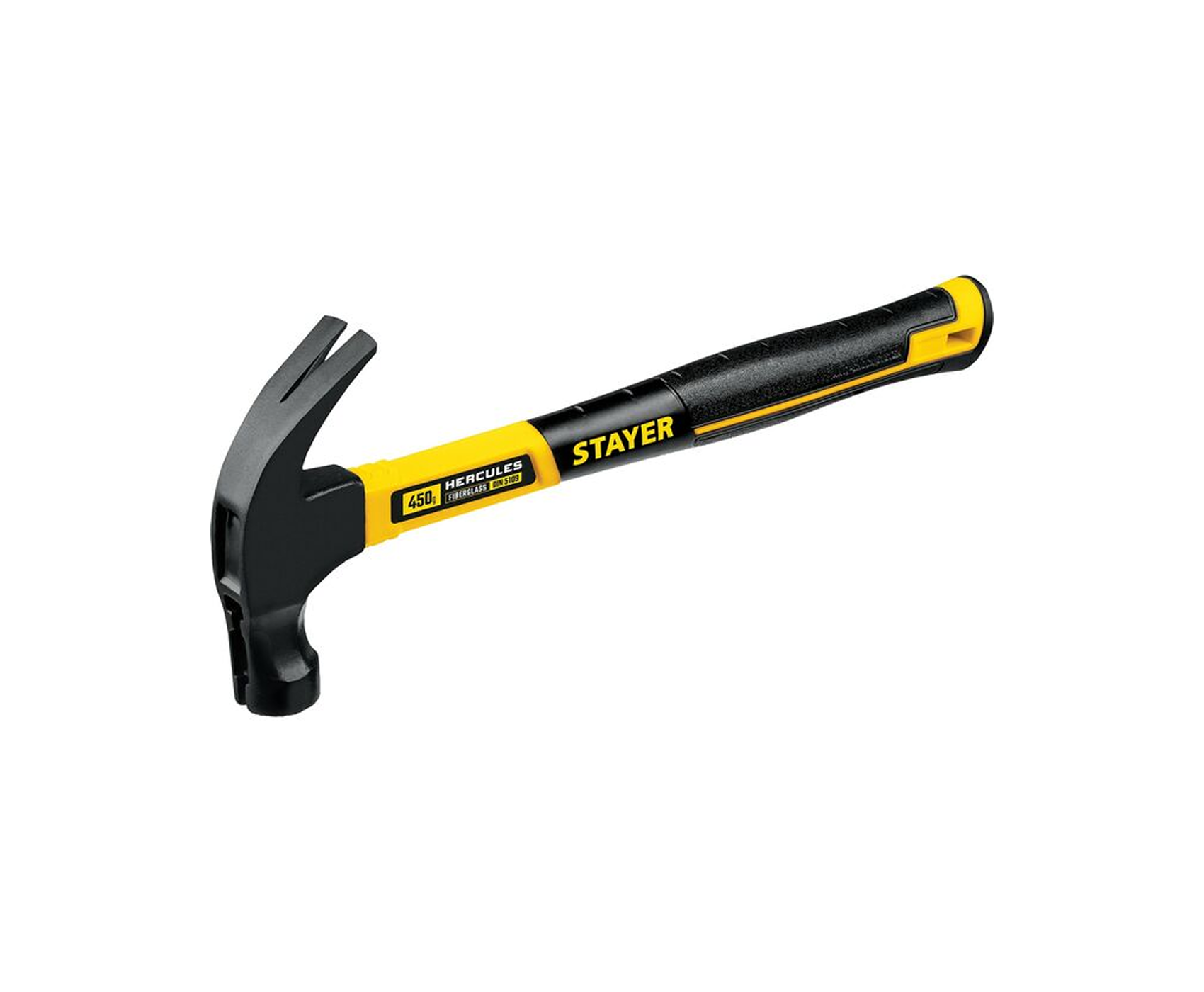 Молоток-гвоздодер STAYER MASTER  с мет. обрезин. рук. 450г