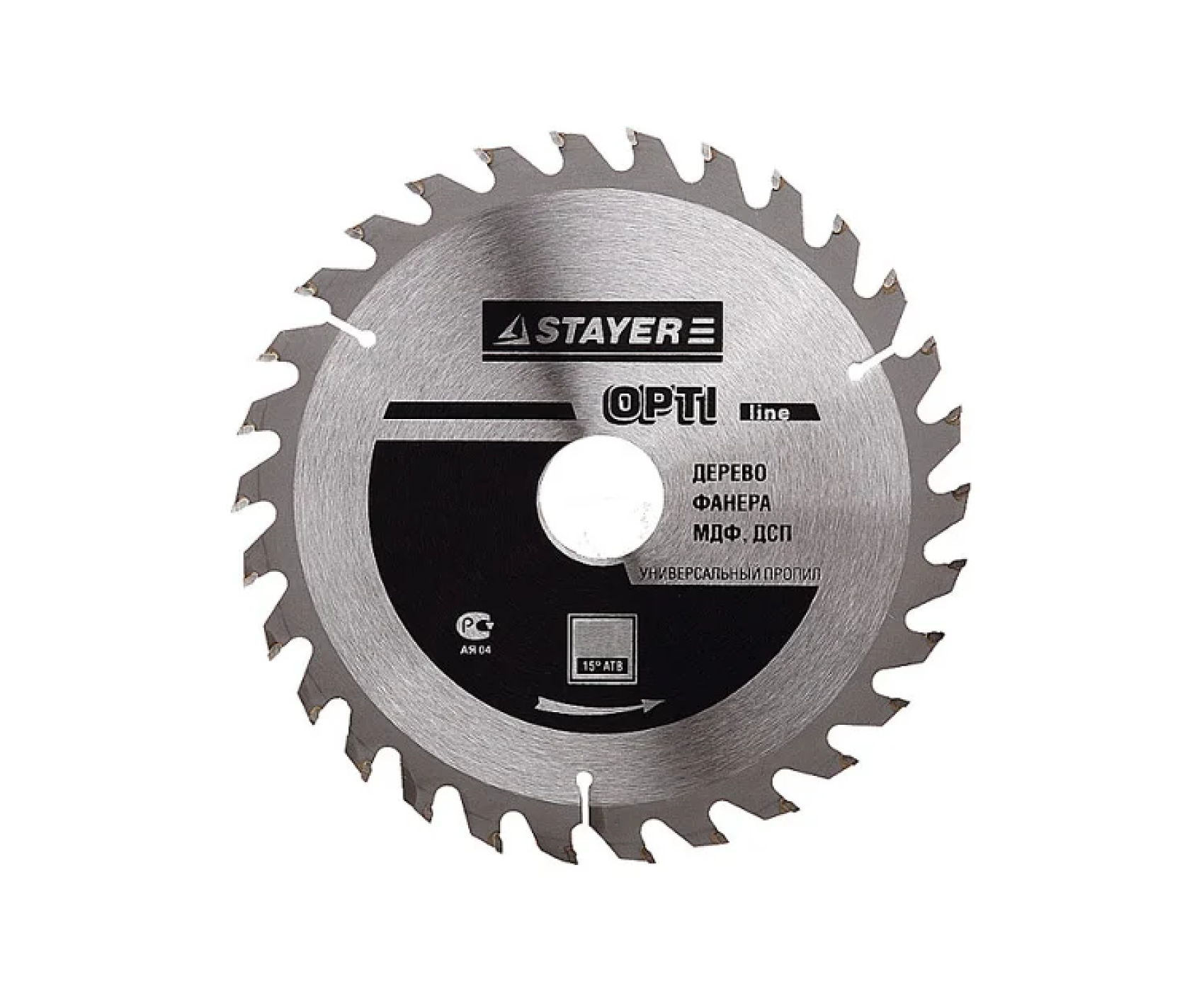 Диск пильный по дер. STAYER MASTER "OPTI-Line" 180х30мм, 30Т